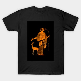 Artemis red figure ancient Greek design T-Shirt